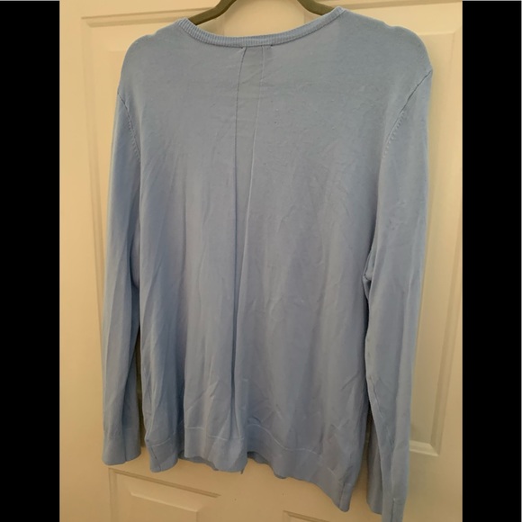 Three Jones New York cardigan sweaters. Gray, black and light blue, all size XL. - Picture 4 of 6